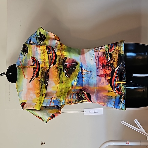 One of a Kind Couture Sailor's Top by Muse Christian Chenail NWT - Picture 4 of 9